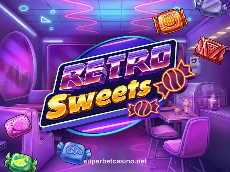 Imagem do jogo Retro Sweets no SuperbetCasino